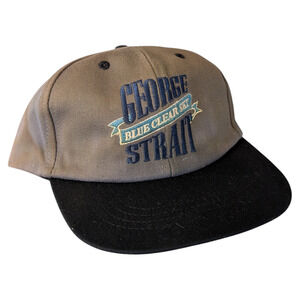 90's George Strait Blue Clear Sky Snapback hat